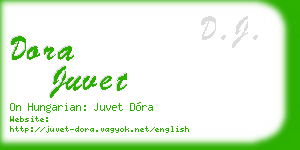 dora juvet business card