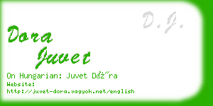 dora juvet business card